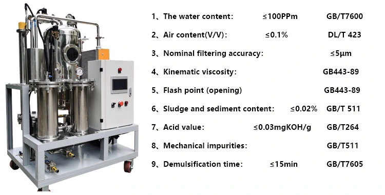 Vacuum Separation Water and Impurities Waste Sunflower Cooking Oil Purifier