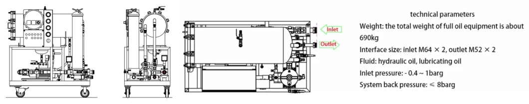 Coalescence and Separation Light Diesel to Fuel Oil Purifier for Low Viscosity Lube Oil