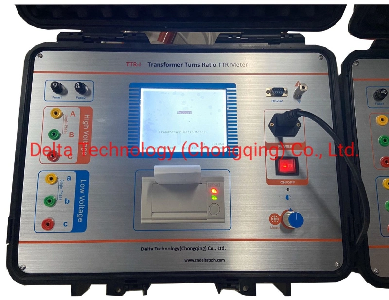 Low Price Single Three Phase Transformer Test TTR Meter Turns Ratio Tester