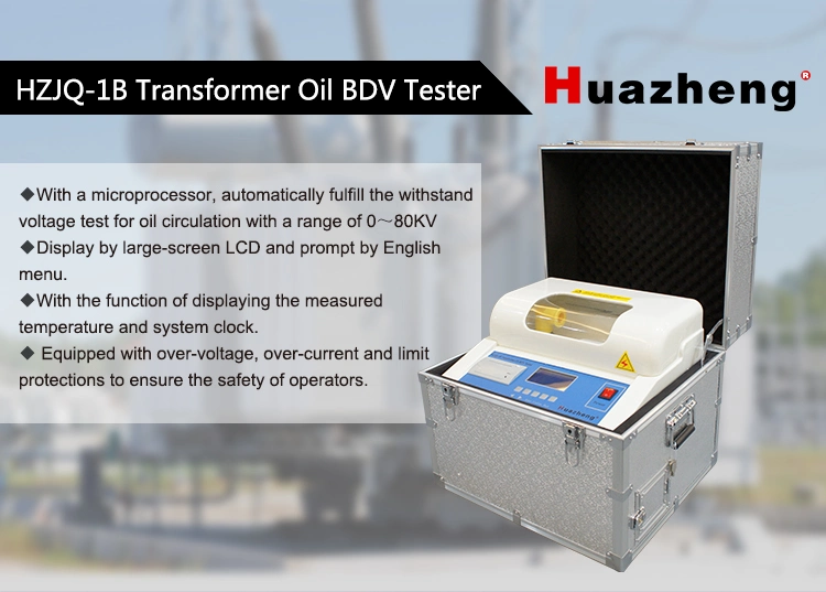 China Petroleum Test Online Exporting 80kv Transformer Bdv Oil Tester