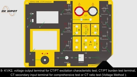 Analizzatore di test HVHIPOT CT/PT per caratteristiche interessanti con tensione di eccitazione di 30 kV