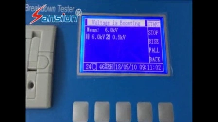 Kit per test di tensione di rottura BDV dielettrico dell'olio del trasformatore da 100 kV, tester BDV per olio di potenza